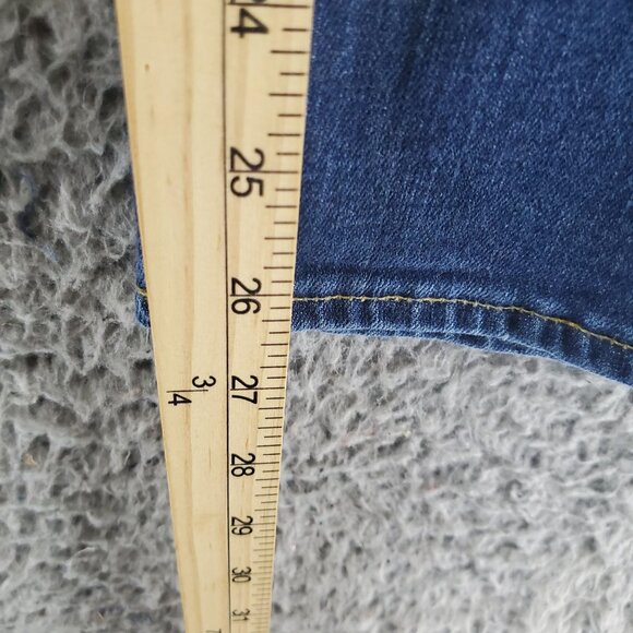 Lands End Jeans Women’s Size 18 Petite Blue Straight Leg Fit 2 Stretch Denim - Picture 8 of 13